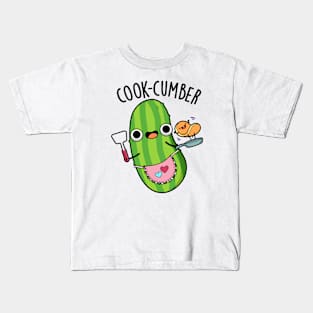 Cook-cumber Funny Cucumber Pun Kids T-Shirt